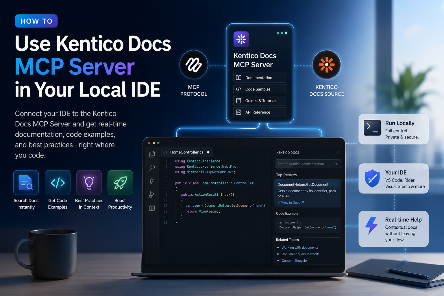 How to Use Kentico Docs MCP Server in Your Local IDE